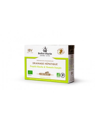 Ampoules Préparation Dynamisée Bio Drainage Hépatique - Soutenez votre foie