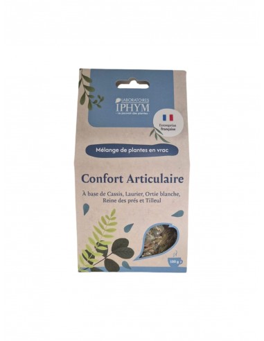 Complexe Tisane Confort Articulaire - Cassis, Laurier, Ortie Blanche, Reine des Prés et Tilleul - 100g