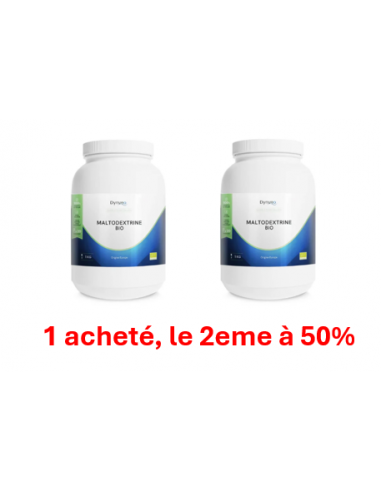 Pack promo Maltodextrine Bio - Energie Naturelle pour les Sportifs