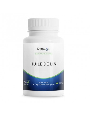 Huile de Lin Bio en Capsules – Source Végétale d’Omégas-3 pour l’Équilibre Nutritionnel