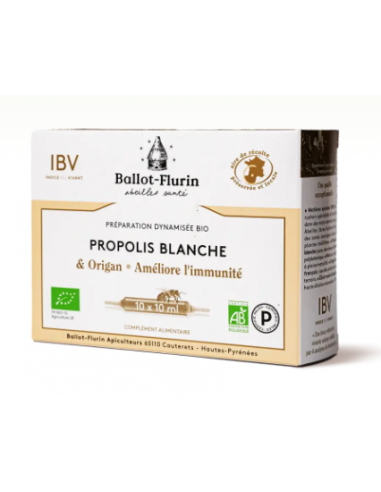 Préparation Dynamisée à la Propolis Blanche - Un Bouclier Naturel pour Votre Immunité