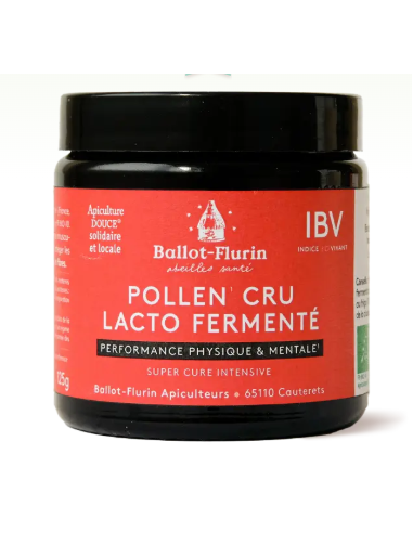 Pollen Cru Lacto-Fermenté - Vitalité et Bien-Être Inspirés par la Ruche