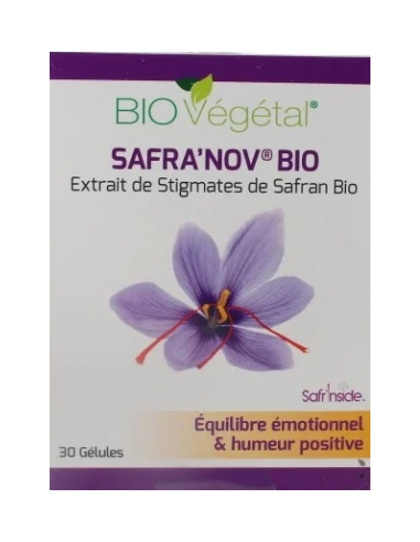 Safran Bio Standardisé 30 mg – L’Équilibre Naturel